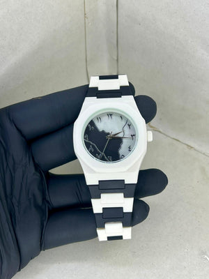 BLACK+WHITE AURA STEELNES HIGH QUALITY [PRIMIUM FEEL]