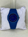 BLUE ARABIC WATCH WITH BLUE DILE HIGH DEMAND [PRIMIUM QUALITY]
