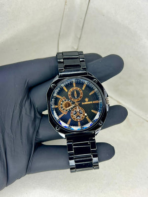 BLACK STRAP GOLD DEIL LINES PREIMIUM FEEL LOOK [HIGH QUALITY]