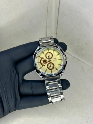 HALF WHITE DILE SILVER STRAP [HIGH DEMAND]