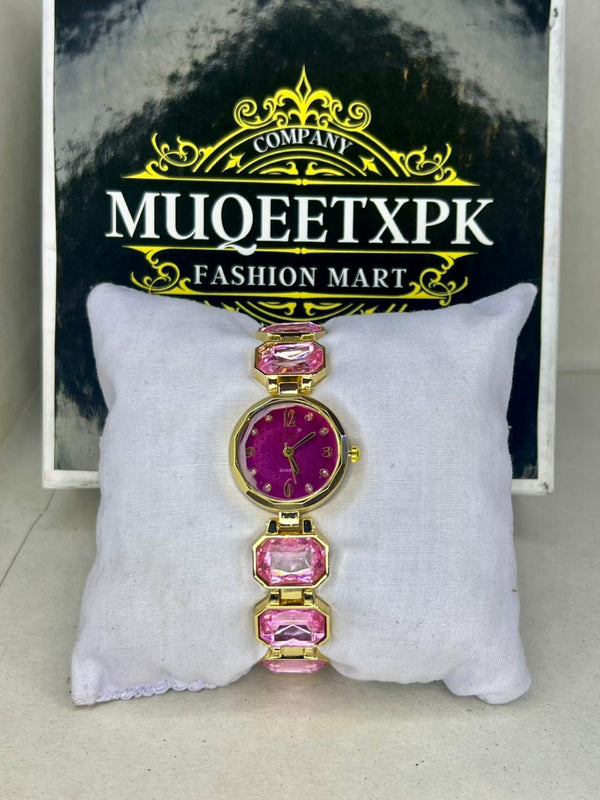 PINK STONE CYRECLE DILE PREIMIUM FEEL LOOK HIGH DEAMAND